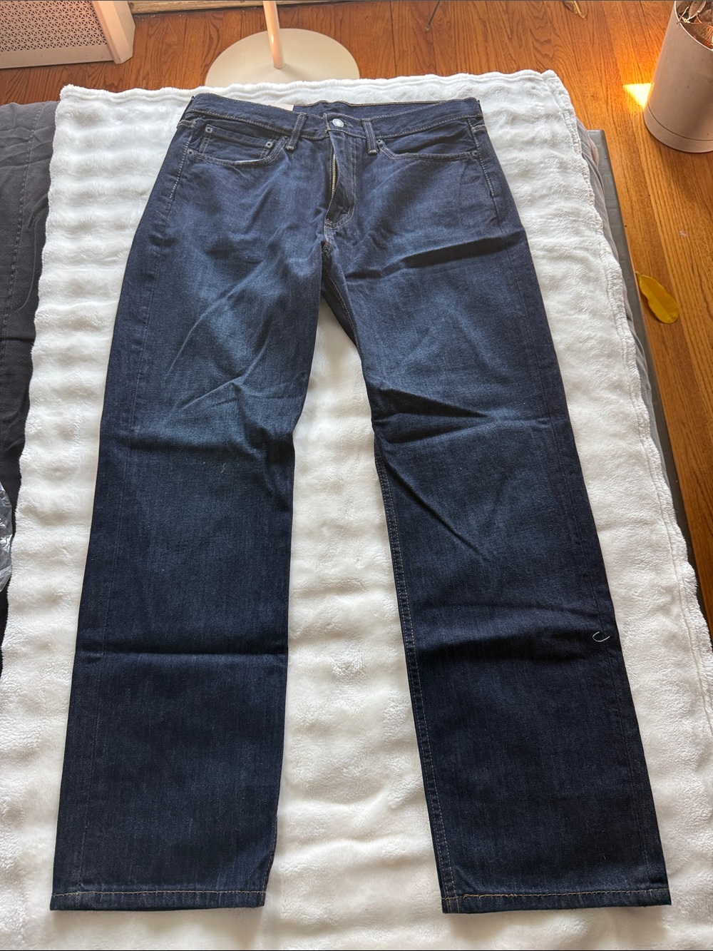 Men's Straight Jeans in Deep Indigo